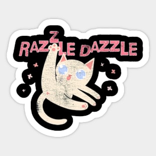 Razzle Dazzle Vintage Sticker